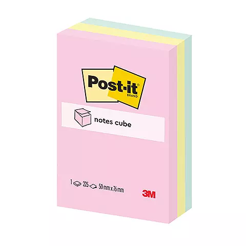 3M Post it 656 彩磚便條紙3色